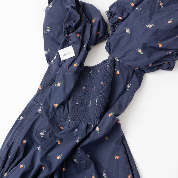 Elegant Blue Midi Dress - Picture 9 of 9